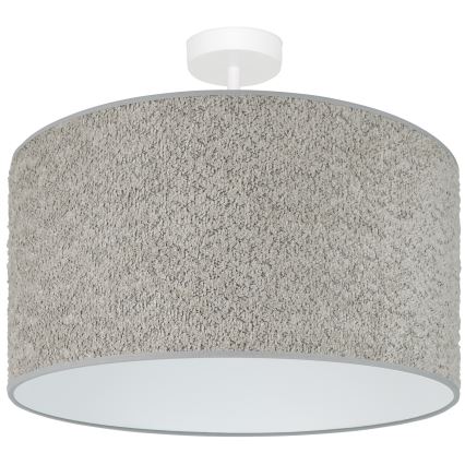 Brilagi - Hängeleuchte BOUCLE ROLLER 1xE27/15W/230V d 45 cm grau