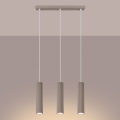 Brilagi - Hängeleuchte CRESTO 3xGU10/10W/230V taupe