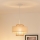 Brilagi - Hängeleuchte DALLAS 1xE27/15W/230V d 30 cm braun/cremefarben/weiß