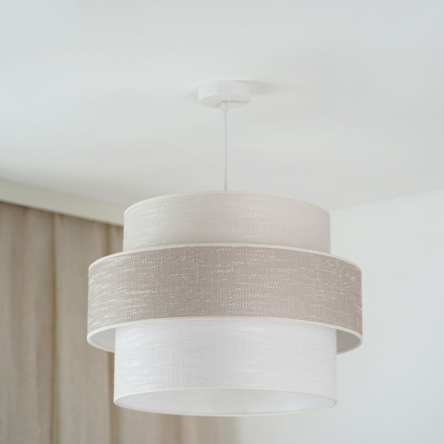 Brilagi - Hängeleuchte DOVER SPACE 1xE27/15W/230V d 50 cm grau/cremefarben