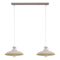 Brilagi - Hängeleuchte FLAMENGO 2xE27/60W/230V beige