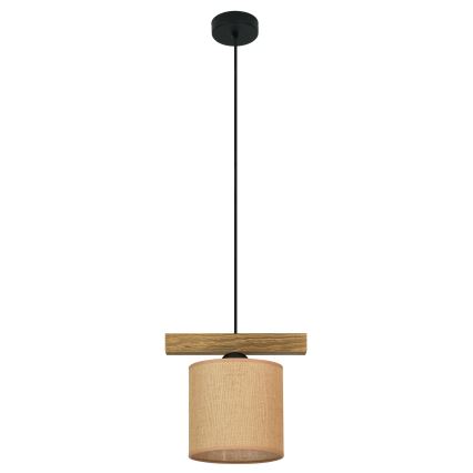 Brilagi - Hängeleuchte FOREST 1xE27/15W/230V Kiefer/braun/schwarz
