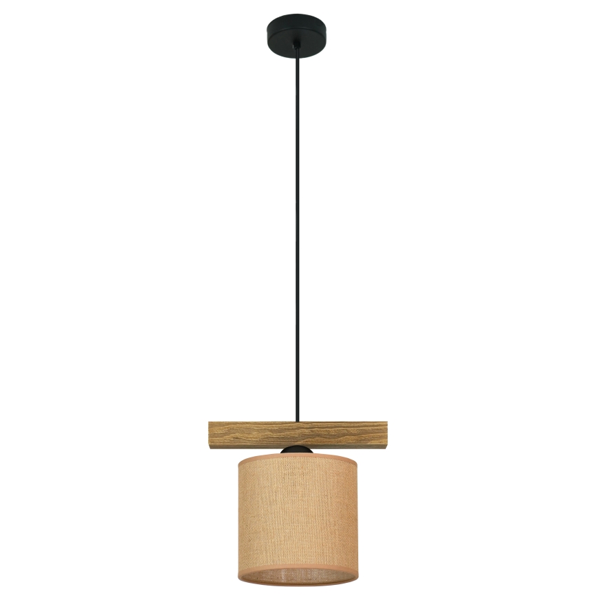 Brilagi - Hängeleuchte FOREST 1xE27/15W/230V Kiefer/braun/schwarz