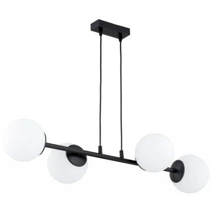 Brilagi - Hängeleuchte MILO an Kabel 4xE27/60W/230V schwarz