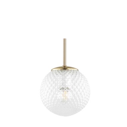 Brilagi - Hängeleuchte mit Kabel STELLA 1x E27/60W/230V, Ø 15 cm, Beige/Gold