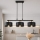 Brilagi - Hängeleuchte mit Kabelabhängung SPRING 3xE27/60W/230V schwarz/gold