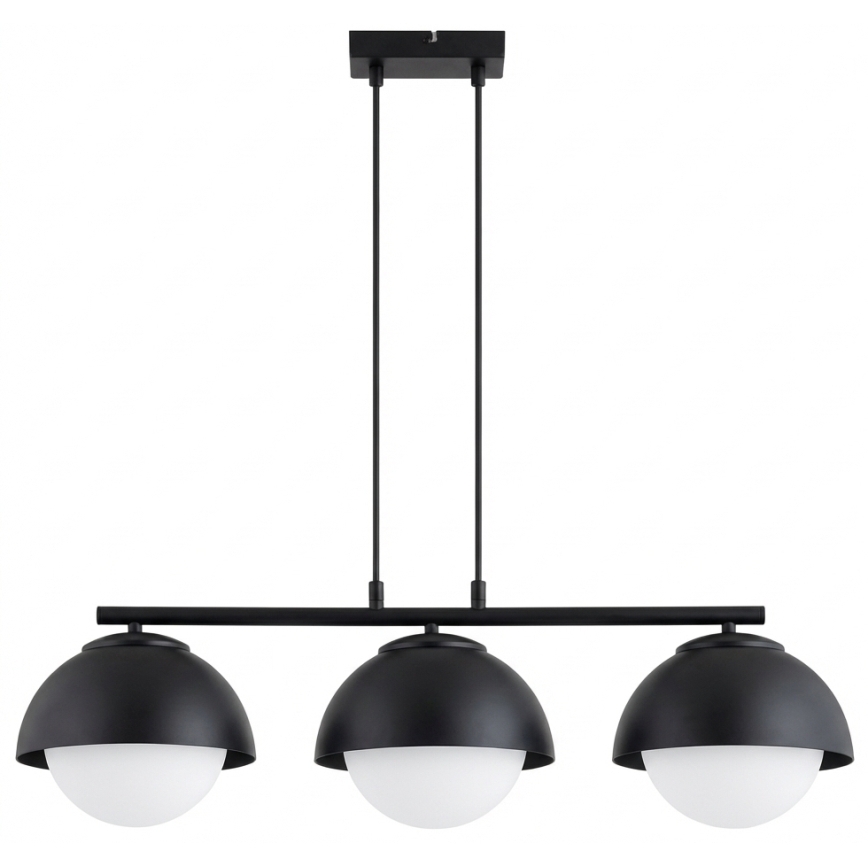 BRILAGI - Hängeleuchte mit Kabelaufhängung COSMO 3xE27/60W/230V schwarz