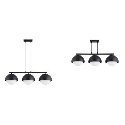 BRILAGI - Hängeleuchte mit Kabelaufhängung COSMO 3xE27/60W/230V schwarz