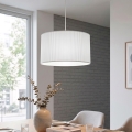 Brilagi - Hängeleuchte mit Seil SIRIJA MODERN 1xE27/60W/230V Ø 35 cm weiß