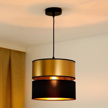Brilagi - Hängeleuchte ROYAL 1xE27/15W/230V d 25 cm schwarz/golden