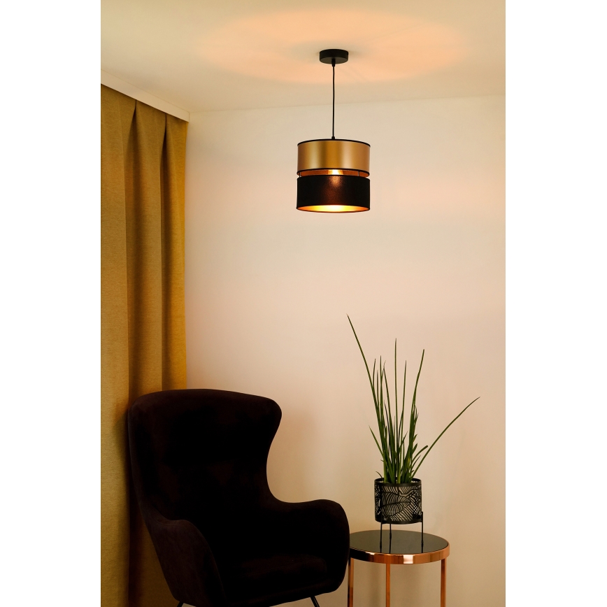 Brilagi - Hängeleuchte ROYAL 1xE27/15W/230V d 25 cm schwarz/golden