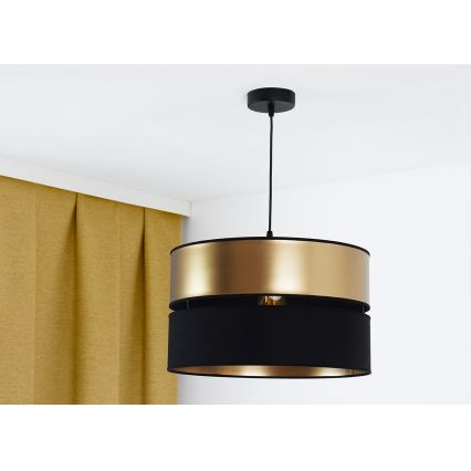 Brilagi - Hängeleuchte ROYAL 1xE27/15W/230V d 40 cm schwarz/golden