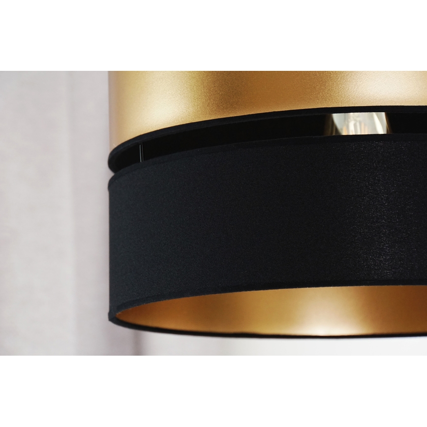 Brilagi - Hängeleuchte ROYAL 1xE27/15W/230V d 40 cm schwarz/golden