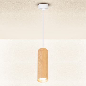 Brilagi - Hängeleuchte SELE 1xGU10/30W/230V weiß/Eichendekor
