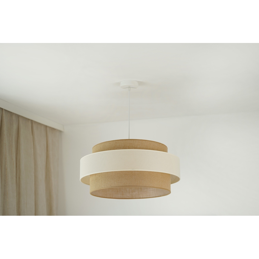 Brilagi - Hängeleuchte SPACE LIGHT 1xE27/15W/230V d 50 cm beige/cremefarben