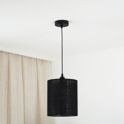 Brilagi - Hängeleuchte TUBES 1xE27/15W/230V d 20 cm schwarz