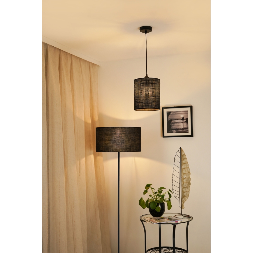 Brilagi - Hängeleuchte TUBES 1xE27/15W/230V d 20 cm schwarz