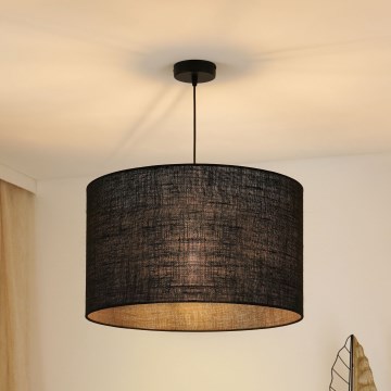 Brilagi - Hängeleuchte TUBES ROLLER 1xE27/15W/230V d 50 cm schwarz