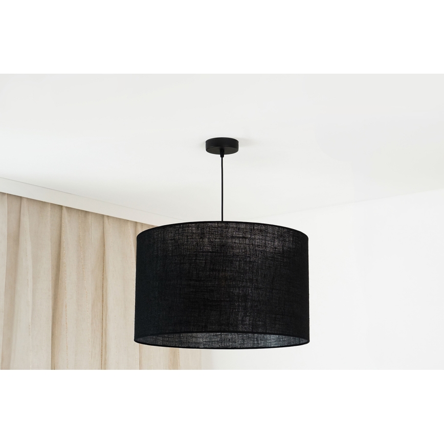 Brilagi - Hängeleuchte TUBES ROLLER 1xE27/15W/230V d 50 cm schwarz