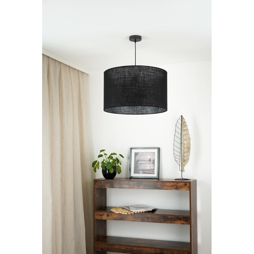 Brilagi - Hängeleuchte TUBES ROLLER 1xE27/15W/230V d 50 cm schwarz