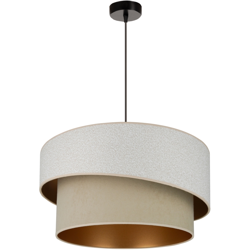 Brilagi - Hängeleuchte VEGAS SHINE 1xE27/15W/230V d 50 cm cremefarben/beige