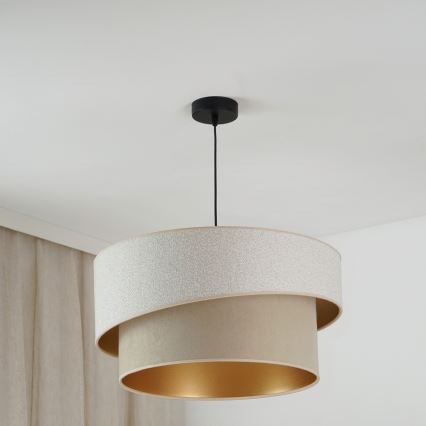 Brilagi - Hängeleuchte VEGAS SHINE 1xE27/15W/230V d 50 cm cremefarben/beige