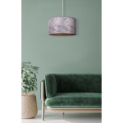 Brilagi - Hängeleuchte VELVET 1xE27/40W/230V grau/gold