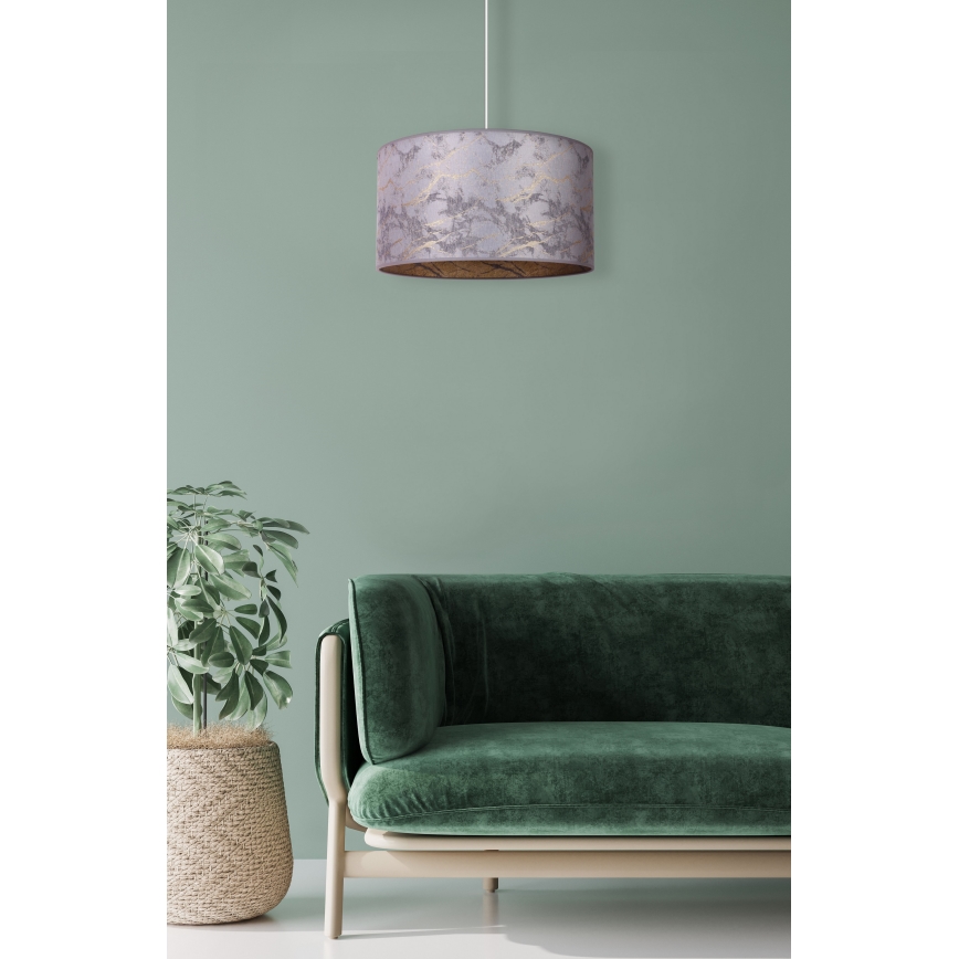 Brilagi - Hängeleuchte VELVET 1xE27/40W/230V grau/gold