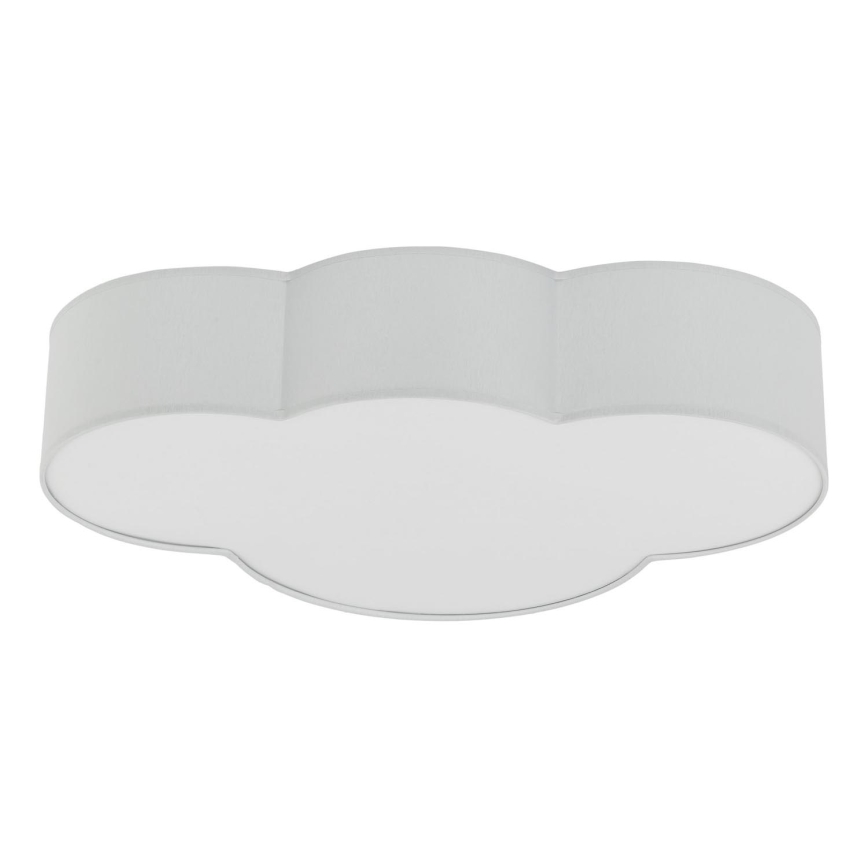 Brilagi - Kinder-Deckenleuchte NIMBUS 4xE27/15W/230V 46x63 cm grau