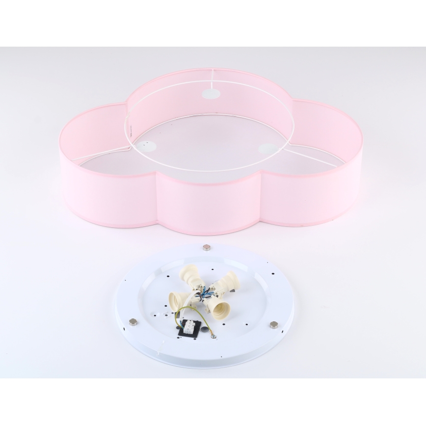 Brilagi - Kinder-Deckenleuchte NIMBUS 4xE27/15W/230V rosa