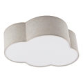 Brilagi - Kinder-Deckenleuchte NIMBUS LINEN 2xE27/15W/230V beige