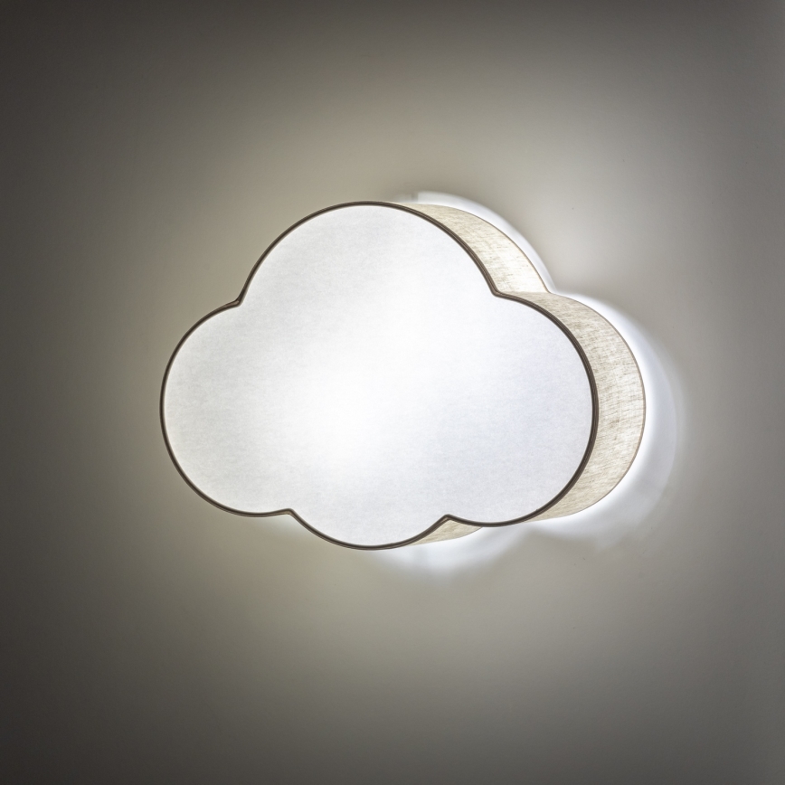 Brilagi - Kinder-Deckenleuchte NIMBUS LINEN 2xE27/15W/230V beige