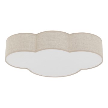 Brilagi - Kinder-Deckenleuchte NIMBUS LINEN 4xE27/15W/230V beige