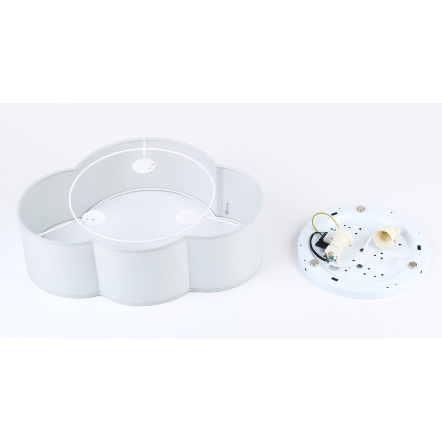Brilagi - Kinder-Deckenleuchte NIMBUS MINI 2xE27/15W/230V grau
