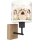 Brilagi - Kinder-Wandleuchte BOBO WOOD 1xE27/25W/230V Eiche/schwarz/weiß/rosa/Feen