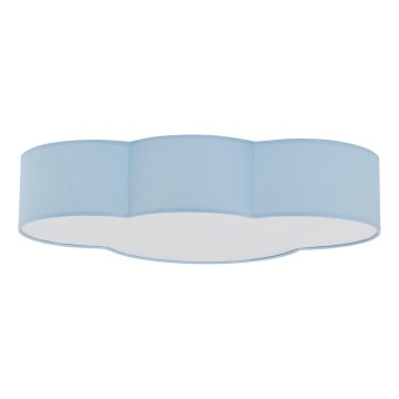 Brilagi - Kinderzimmer-Deckenleuchte NIMBUS 4xE27/15W/230V blau