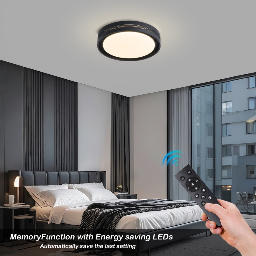 Brilagi - LED-dimmbare Deckenleuchte KREON LED/54W/230V 3000-6000K weiß Ø 38 cm + Fernbedienung