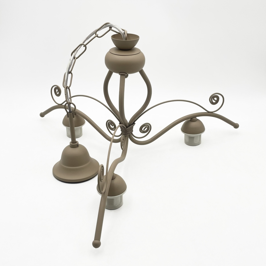 Brilagi - Kronleuchter an Kette ANTICO MODERN 3xE27/60W/230V beige