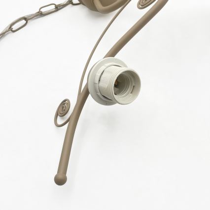 Brilagi - Kronleuchter an Kette ANTICO MODERN 3xE27/60W/230V beige