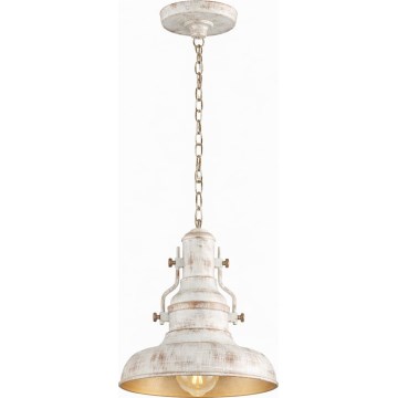 Brilagi - Kronleuchter an Kette PYRONIC 1x E27/40W/230V Ø 32 cm Creme/Patina