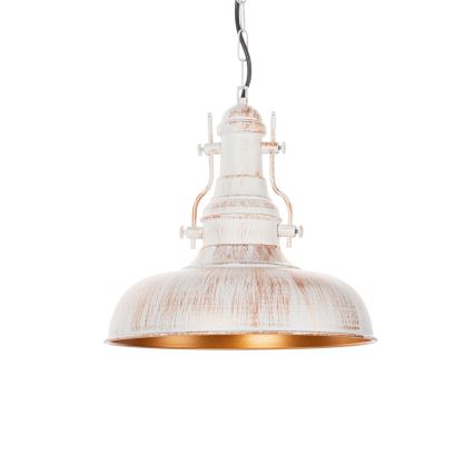 Brilagi - Kronleuchter an Kette PYRONIC 1x E27/40W/230V Ø 32 cm Creme/Patina