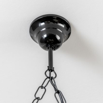 Brilagi - Kronleuchter an Kette QUEEN 4xE14/40W/230V Buche/Walnuss