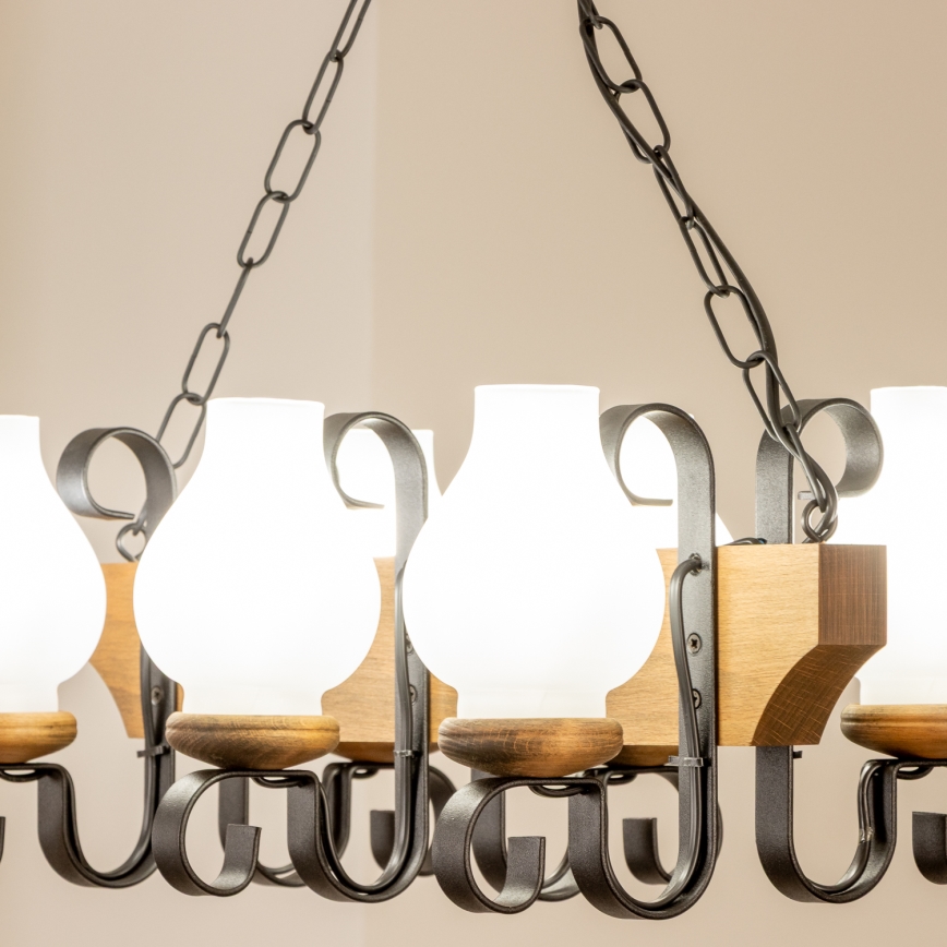 Brilagi - Kronleuchter an Kette QUEEN 6xE14/40W/230V Buche