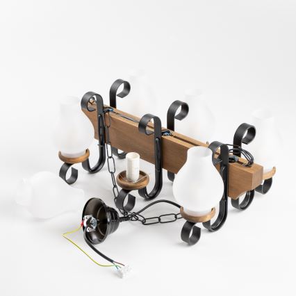 Brilagi - Kronleuchter an Kette QUEEN 6xE14/40W/230V Buche