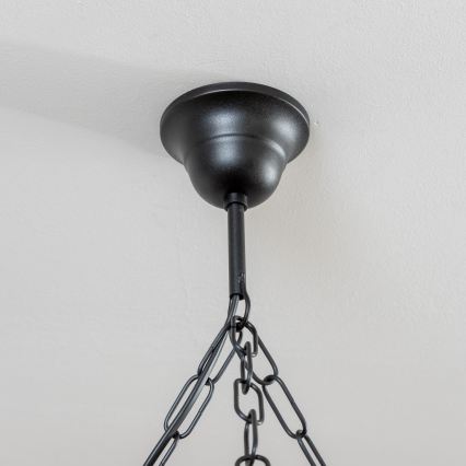 Brilagi - Kronleuchter an Kette ROATA 5xE14/40W/230V Ø 50 cm Buche/Nussbaum