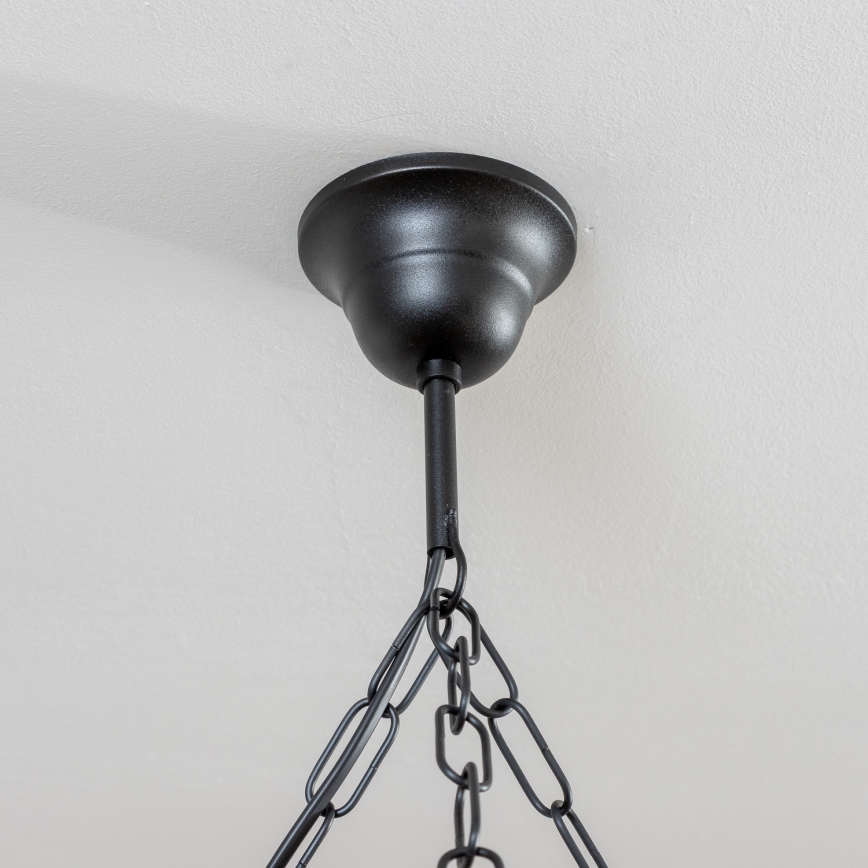 Brilagi - Kronleuchter an Kette ROATA 5xE14/40W/230V Ø 50 cm Buche/Nussbaum