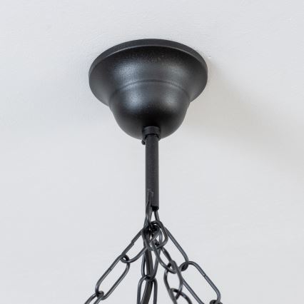 Brilagi - Kronleuchter an Kette ROATA 8xE14/40W/230V Ø 70 cm Buche