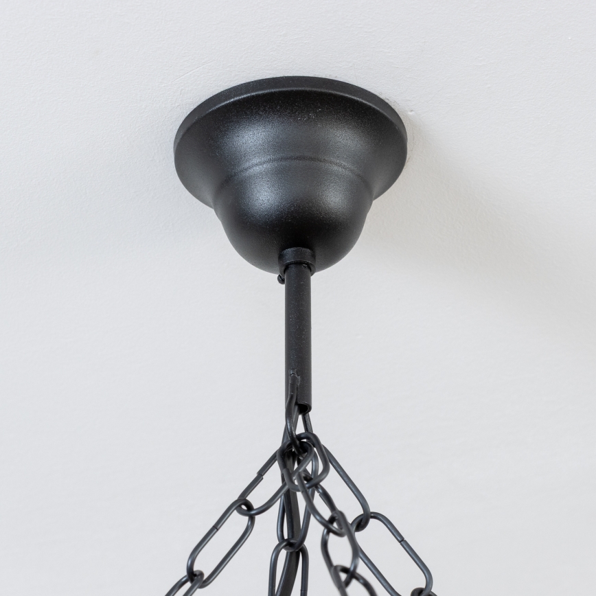 Brilagi - Kronleuchter an Kette TIMONA 8xE14/40W/230V Ø 70 cm Buche/Nussbaum