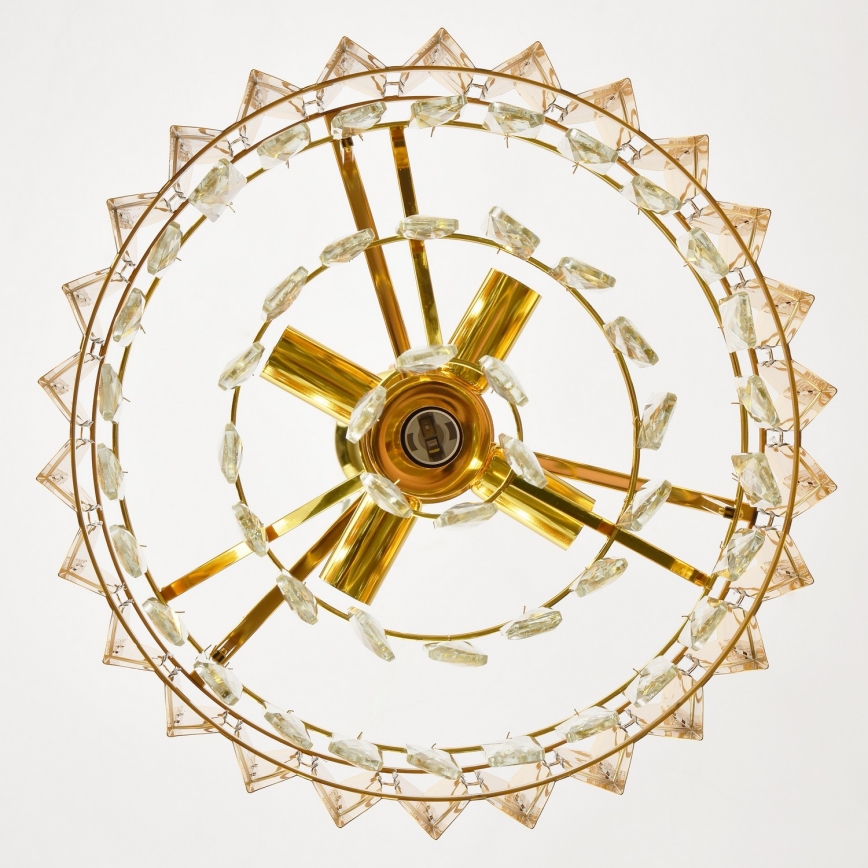 Brilagi - Kronleuchter mit Kette CRISTAL 5xE14/40W/230V Ø 38 cm