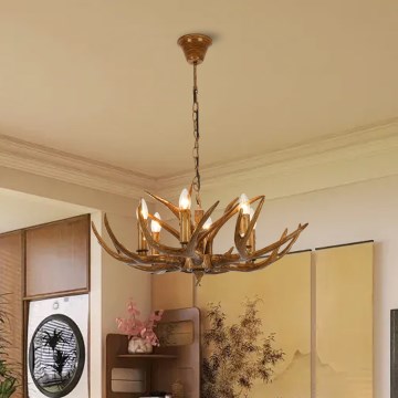 Brilagi - Kronleuchter mit Kette DEER 6xE14/10W/230V Ø 70 cm